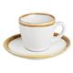 Olympia Kiln Espresso Cup Saucer Chalk 115mm (6 Pack)