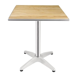 Bolero Ash Top Table Square 600mm (Single)