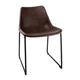 Bolero Rodeo Side Chairs Mocha (2 Pack)