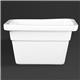Olympia Whiteware 1/6 One Sixth Size Gastronorm 100mm