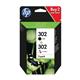 HP 302 Original Ink Cartridge 3.5/4-ml Black/Tri-color X4D37AE