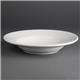 Olympia Athena Rimmed Soup and Pasta Bowls 228mm/9" (6 Pack)