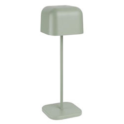 Olympia Lucca Table Lamp Squared Dome Sage 300mm