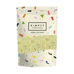 Simply Toppings White Chocolate Flakes 300g