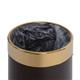 Bolero Waste Paper Bin Brown with Gold Rim 10.2Ltr