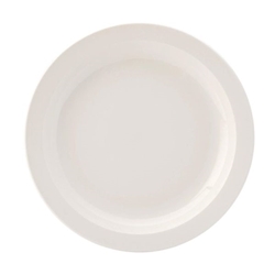 Utopia Pure White Narrow Rim Plates 254mm (18 Pack)