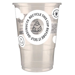 eGreen Printed 2-in-1 Flexy Half-pint Glass CE Marked (1000 Pack)