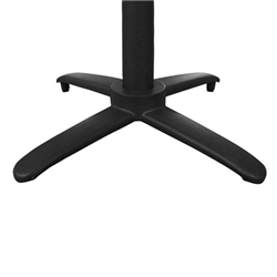 Bolero Aluminium Flip Top Table Base Black