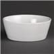 Olympia Whiteware Sloping Edge Bowls 90mm (12 Pack)