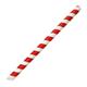Fiesta Compostable Bubble Tea Straw Red & White 12x210mm (150 Pack)