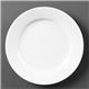 Olympia Whiteware Wide Rimmed Plates 165mm (12 Pack)