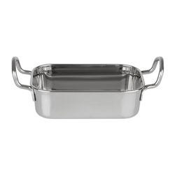 Olympia Table Presentation Rectangular Dish Stainless Steel 140x90mm