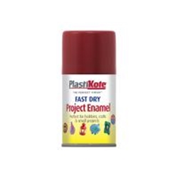 PlastiKote Fast Dry Enamel Aerosol Metallic Red 100ml