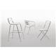 Bolero Aluminium Stacking Chairs (4 pack)