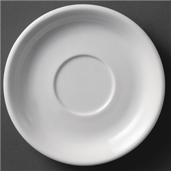Olympia Whiteware Cappuccino Saucers 180mm (12 Pack)