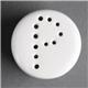 Olympia Whiteware Pepper Shakers 80mm (12 pack)