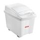 Araven Transparent Mobile Ingredient Bin 80Ltr