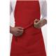 Chef Works Bib Apron Red