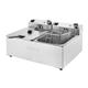 Buffalo Twin Tank Twin Basket 2x5Ltr Countertop Fryer 2x2.8kW
