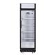 CaterBase Upright Display Cooler Black with Light Box - 354Ltr