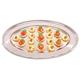 Olympia Stainless Steel Oval Serving Tray 605mm