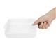 Olympia Whiteware Square Eared Roaster 200x180x40mm (3 pack)