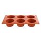 Pavoni Formaflex Silicone Muffin Mould 6 Cup