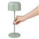 Olympia Siena Table Lamp Round Dome Sage 300mm