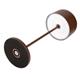 Olympia Siena Table Lamp Round Dome Chestnut 300mm