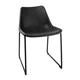 Bolero Rodeo Side Chairs Black (2 Pack)