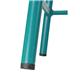 Bolero Cantina Low Stools with Wooden Seat Pad Teal (4 pack)