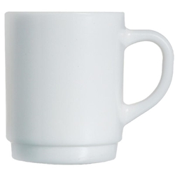 Arcoroc Opal Stackable Mugs 250ml (6 pack)