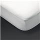 Mitre Essentials Spectrum Fitted Sheet White Double
