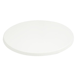 Bolero Pre-drilled Round Tabletop White 600mm