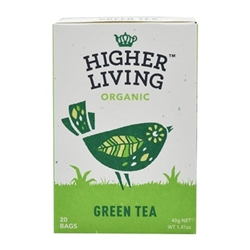Higher Living Green Tea Organic Teabags (80 pack)