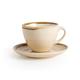 Olympia Kiln Cappuccino Saucer Sandstone 140mm (6 Pack)