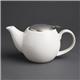Olympia Cafe Teapot White - 510ml 17.2fl oz (Box 1)