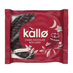 Kallo Dark Chocolate Topped Rice Cakes (30 Pack)