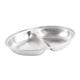 Olympia Oval Vegetable Dish Two Compartments 200mm