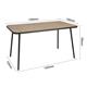 Bolero Santorini Rectangular Table Wood Effect 1400mm