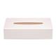 Hotel Complimentary White Rectangular Tissue Holder