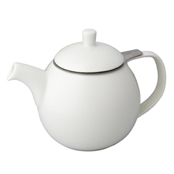Forlife White Curve Teapot 24oz