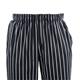 Chef Works Designer Baggy Pant Black & White Striped XS