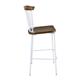 Bolero Scandi High Stools White (2 pack)