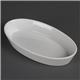 Olympia Whiteware Oval Sole Dishes 195x 110mm (6 Pack)