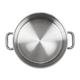 Matfer Bourgeat Excellence Stainless Steel Casserole Pan 24cm