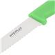 Hygiplas Serrated Tomato Knife Green 10.5cm