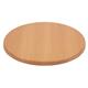 Bolero Pre-drilled Round Tabletop Beech Effect 600mm