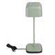 Olympia Lucca Table Lamp Squared Dome Sage 300mm