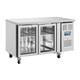 Polar U-Series 2 Door Counter Fridge with Glass Doors